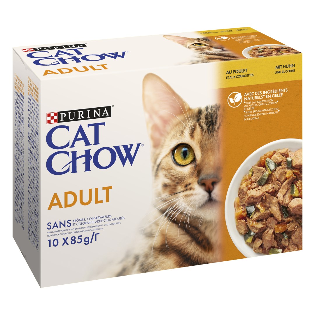 sachet cat chow