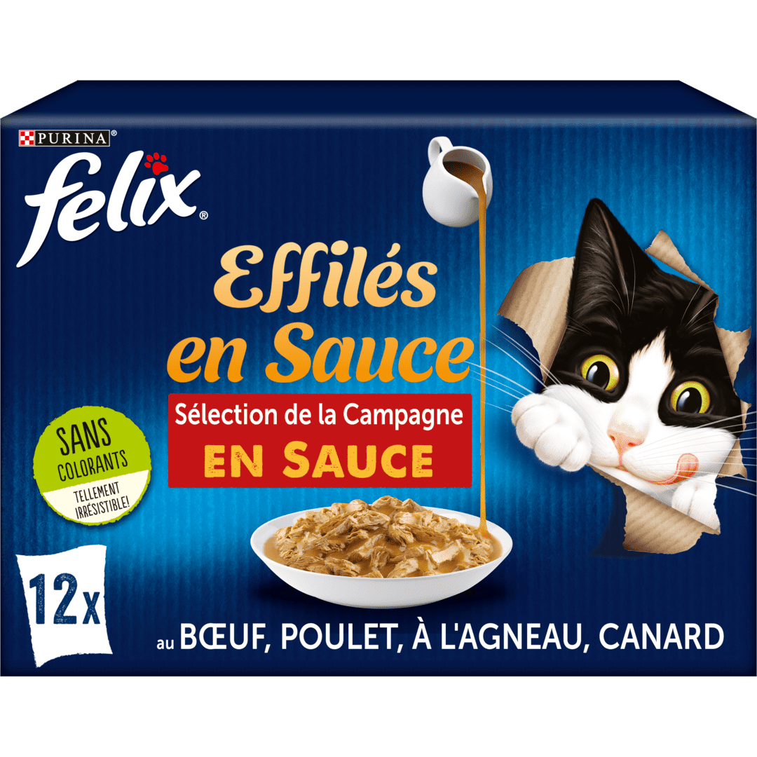 Pâtée les Filettines en sauce 4 variétés pour chat
