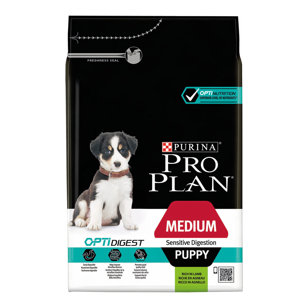 purina pro plan medium puppy sensitive digestion optidigest