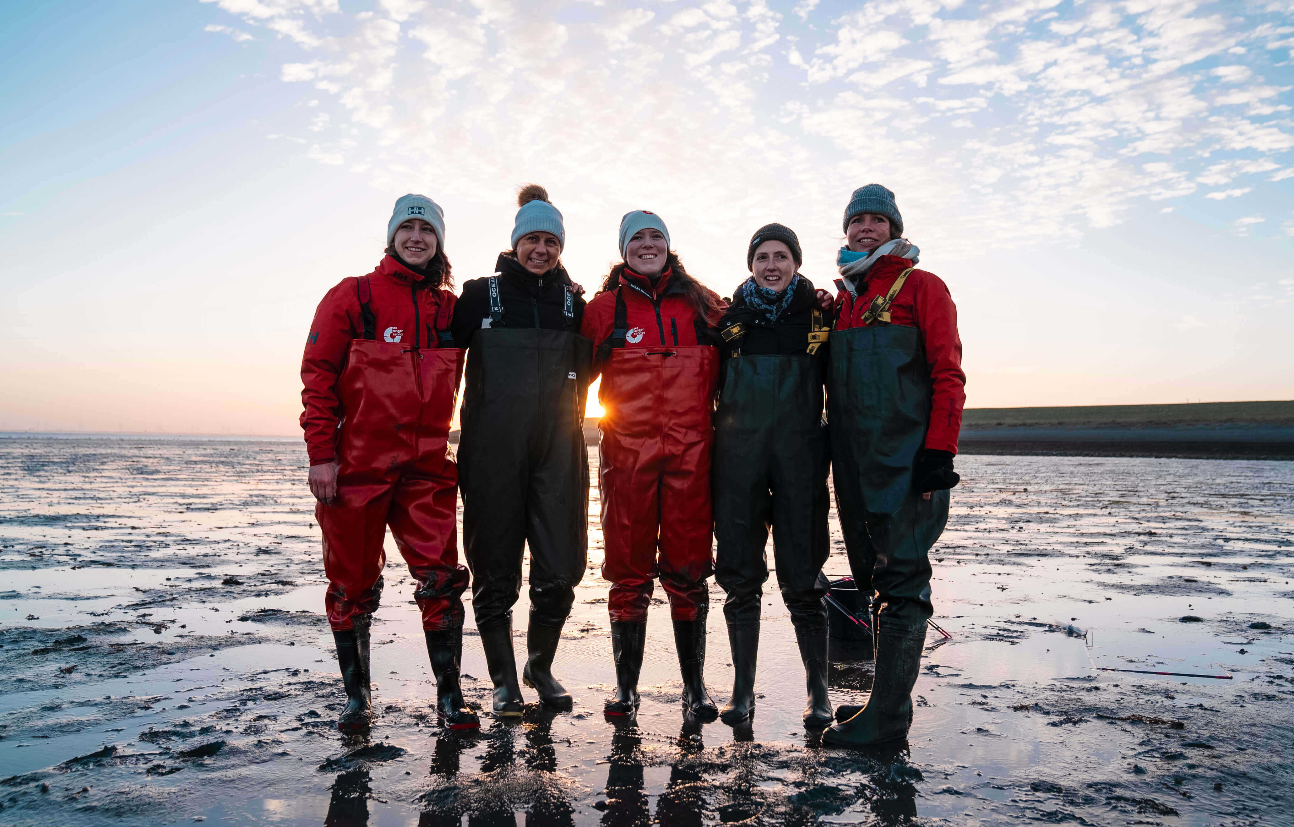 Les équipes des Sea Rangers et de Purina Europe sur site aux Pays-Bas