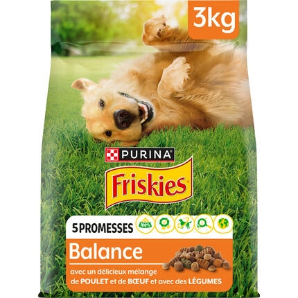 Friskies® Balance - Croquettes équilibrées pour chien au poulet et au boeuf