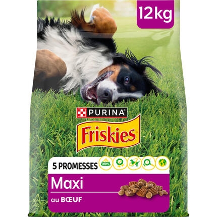 Friskies® Maxi - Croquettes pour chien au bœuf