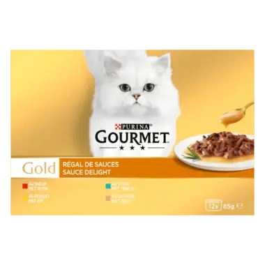 GOURMET® Gold Régal de Sauces - Boites pour chat
