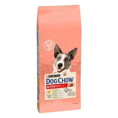 DOG CHOW® Active Adult (1 an et + ) - Croquettes pour chien au Poulet