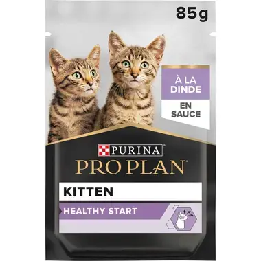 PURINA® PRO PLAN® Kitten HEALTHY START à la Dinde en Sauce