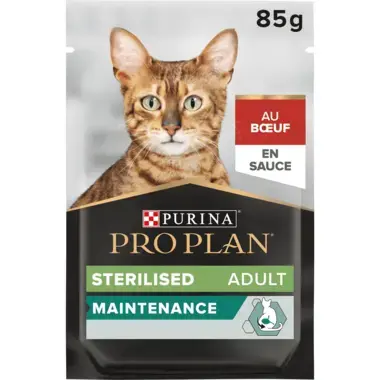 PRO PLAN® MAINTENANCE MULTIVARIÉTÉ STERILISED BOEUF & POULET EN SAUCE