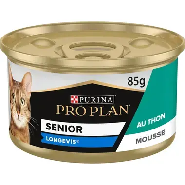 PURINA® PRO PLAN® SENIOR 7+ LONGEVIS Mousse au Thon