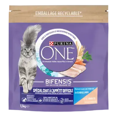 Purina ONE® - Croquettes pour Chat à l'appétit difficile 1.5kg