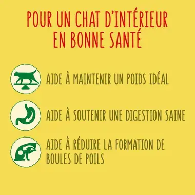 FRISKIES® Pour Chats D’intérieur - Croquettes avec un délicieux mélange de Poulet et de Dinde avec des Légumes